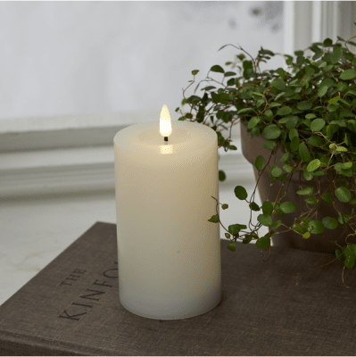 Blockljus LED Inne Flamme Flow 15x7,5cm