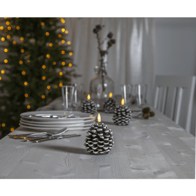 Blockljus LED Inne Kotte 10x8cm
