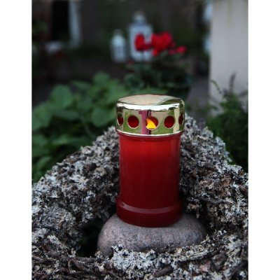 Gravljus Serene LED Röd 13,5cm