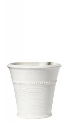 Kruka Livia Vit 8x7cm