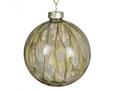 Glaskula 8cm Grön