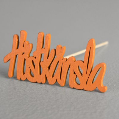 Höstkänsla stick 9cm Orange