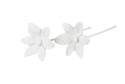 Blomma stick vit 3,5cm