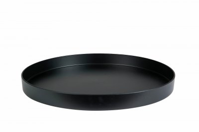 Bricka Rund Svart 27x3cm