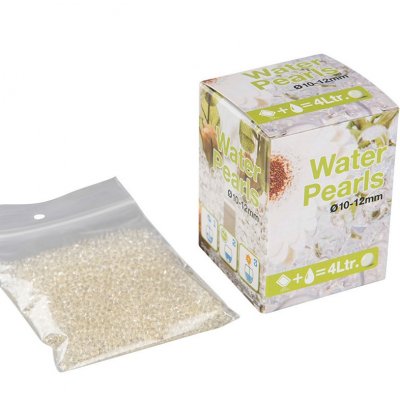 Vattenpärlor Klar 10mm 4L