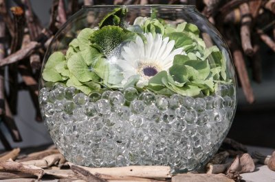 Vattenpärlor Klar 10mm 4L