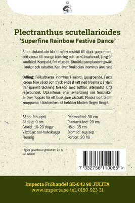 Palettblad, Superfine Rainbow Festive Dance