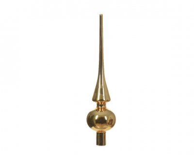 Julgranstopp 6x26cm Guld