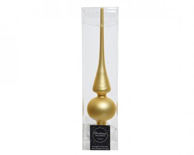 Julgranstopp 6x26cm Guld