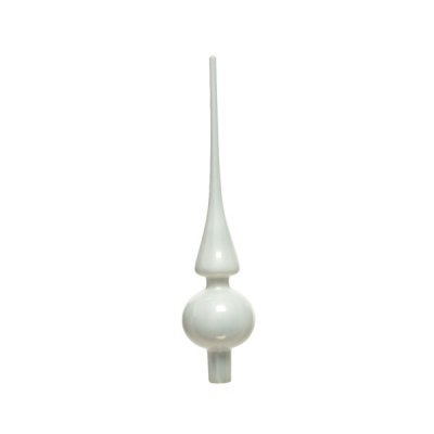 Julgranstopp 6x26cm Vit