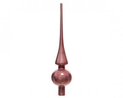 Julgranstopp 6x26cm Mörkrosa