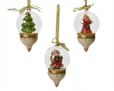 Julgransprydnad 10x10x17,5cm