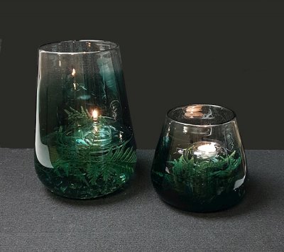 Oljelampa Glas Flytande 14cm
