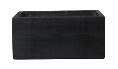 Trälåda Svart 19x9x9cm