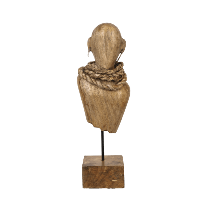 Träfigur Torso 8,5x12,5xH35cm