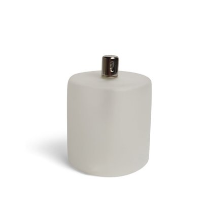 Oljelampa Glas Cylinder Frostad 8,5cm