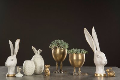 Kruka Ben Ägg Guld 13x21cm