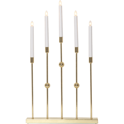 Ljusstake Gustavo Mässing 37x64x6cm