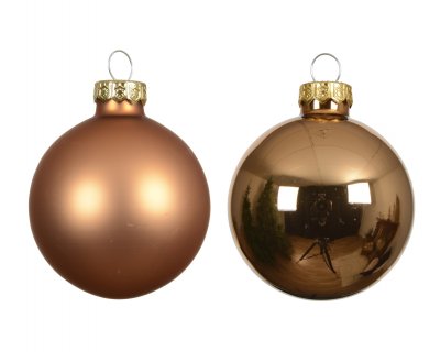 Julkula 8cm Ljusbrun 6-pack Brandy