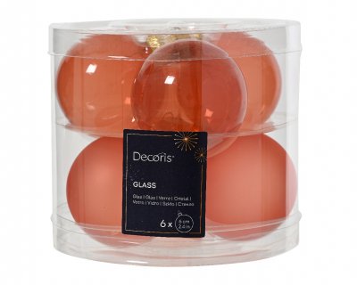 Julkula 6cm Orange 6-pack