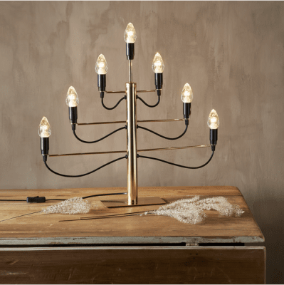 Ljusstake Milano Mässing 60x52,5x10cm