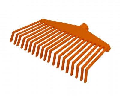 Räfsa Huvud Orange
