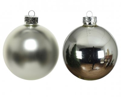 Julkula 6cm Silver 12-pack