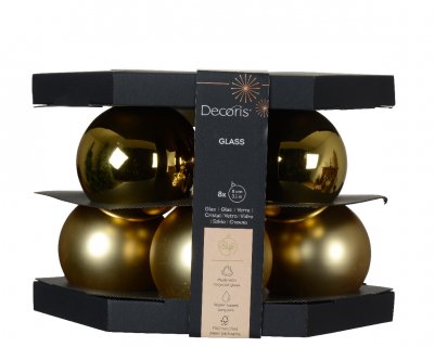 Julkula 8cm Guld 8-pack