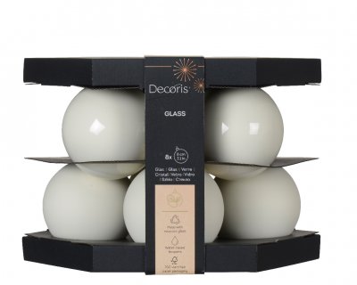 Julkula 8cm Vit 8-pack