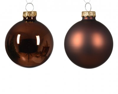 Julkula 8cm Mörkbrun 8-pack