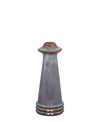 Ljusstake Debbie Blåmelerad 8x20,5cm