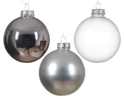 Julkula Mix Silver 7cm 21-pack