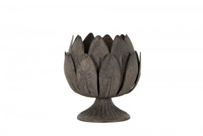 Lykta Blom Metall 15x14cm