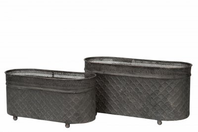 Kruka Mylla Oval Metall