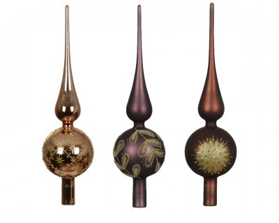 Julgranstopp 8x31cm Brun