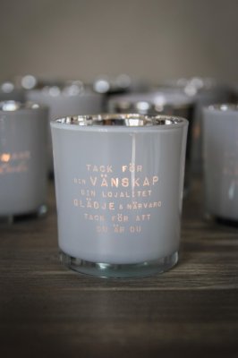 Lykta Tack för din vänskap 7x8cm