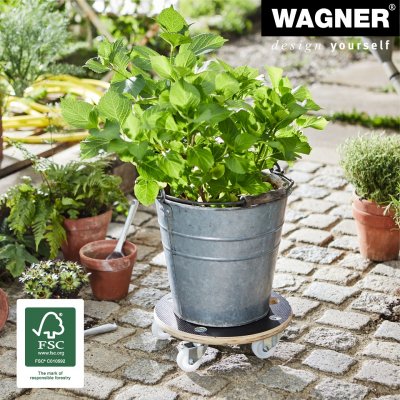 Rullvagn Maxigrip Brun 29cm