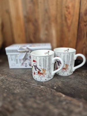 Mugg 2-pack Vinter Presentbox