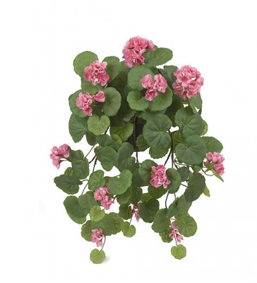 Hängpelargon Rosa 50cm, Konstgjord