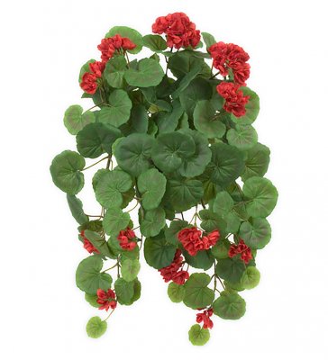 Hängpelargon Röd 50cm, Konstgjord