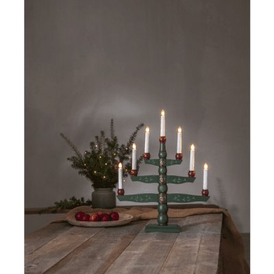 Ljusstake Tradition Grön 42x54x9cm