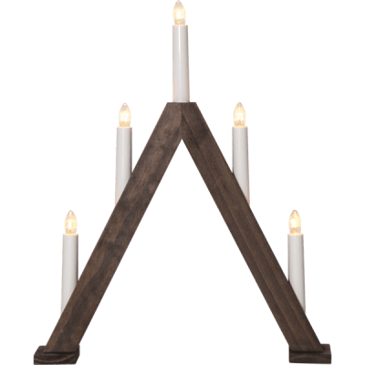 Ljusstake Albo Brun 34x41x6cm