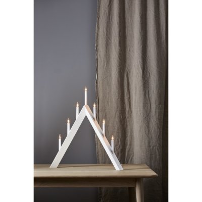 Ljusstake Arrow Vit 60x64,5x7cm