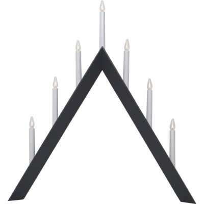 Ljusstake Arrow Grå 60x64,5x7cm