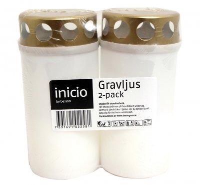 Gravljus med lock 2-pack