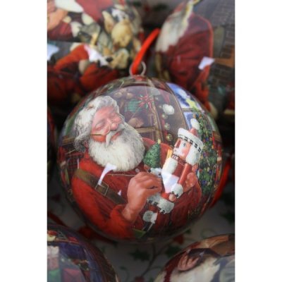 Julgranskulor 7-pack i Box Röd 7,5cm