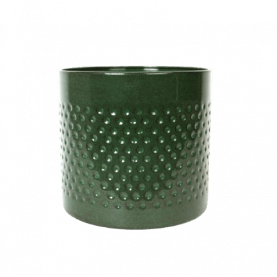 Kruka Plåt Mörkgrön 25xH23cm