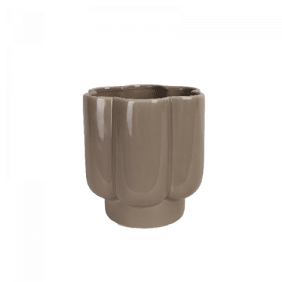 Kruka Blomma Brun 16x16cm