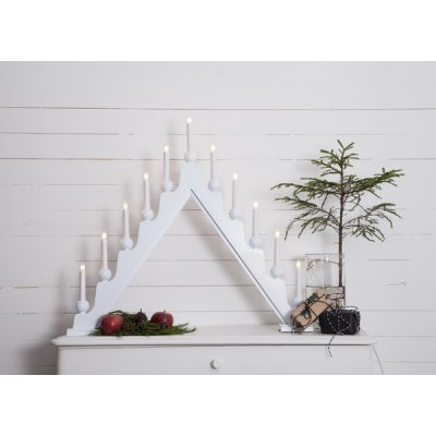Ljusstake Stellan Vit 75x69x8cm
