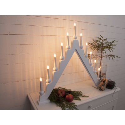 Ljusstake Stellan Vit 75x69x8cm